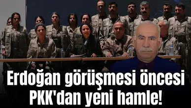 Erdoğan görüşmesi öncesi PKK'dan yeni hamle