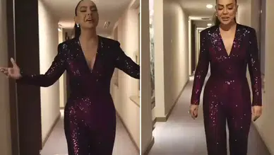 Ebru Gündeş'in sahne öncesi provası olay oldu: Bu nasıl bir ses ya!