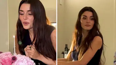 Hande Erçel'e sette süpriz