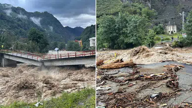 Sel ve heyelan kentte kırmızı alarm verdirdi