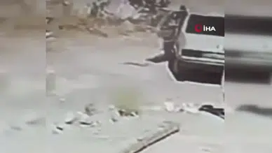 Kullandığı araçta yılanla göz göze geldi