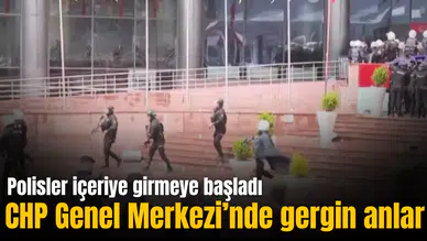 Polis tahliye için Genel Merkez'e girmeye başladı