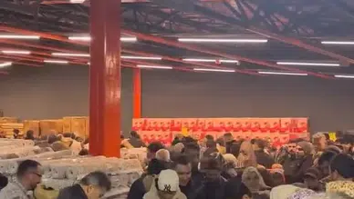 100 TL için birbirlerini ezdiler