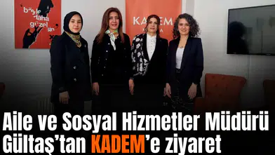 Aile ve Sosyal Hizmetler Müdürü Gültaş’tan KADEM’e ziyaret