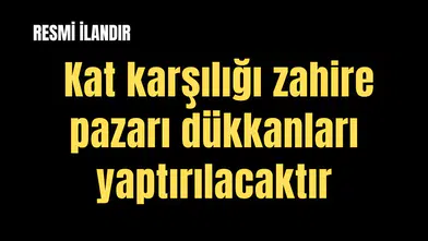 KULA İLÇESİ ZAFERİYE MAHALLESİ 1376 ADA 2 PARSELDEKİ ARSANIN ÜZERİNE KAT KARŞILIĞI ZAHİRE PAZARI DÜKKANLARI YAPTIRILMASI İŞİ