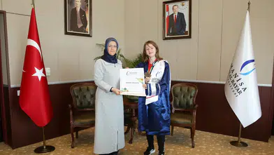 Rektör Kibar Dünya şampiyonu Büber'i kabul etti