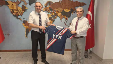 Yurtseven Futbol Kulübü Kaymakam Cantürk’ü ziyaret etti