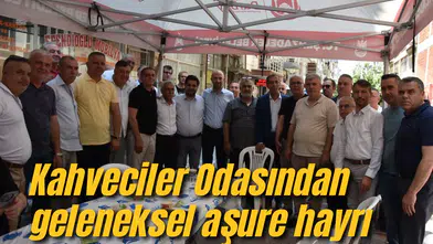 Manisa Kahveciler Odasından geleneksel aşure hayrı