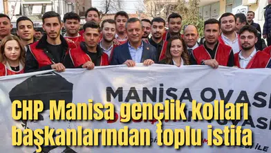 CHP Manisa gençlik kolları başkanlarından toplu istifa