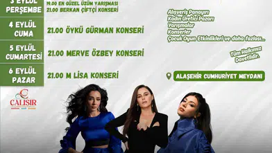 Alaşehirliler bu festivalde müziğe doyacak