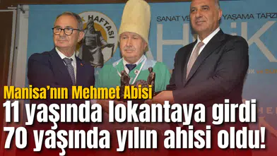 11 yaşında lokantaya girdi 70 yaşında yılın ahisi oldu! Manisa’nın Mehmet Abisi