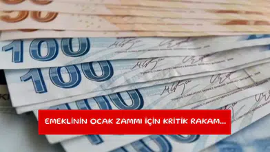 Emeklinin Ocak zammı için kritik rakam...