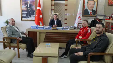 İl Müdürü Öztürk’ten Avrupa Şampiyonu Nurbade Büber’e Ödül
