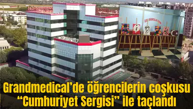 Grandmedical’de öğrencilerin coşkusu “Cumhuriyet Sergisi” ile taçlandı