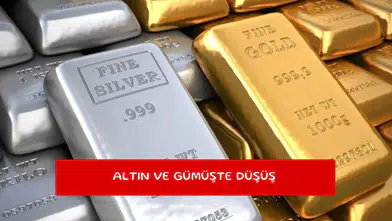 Altın ve gümüşte düşüş