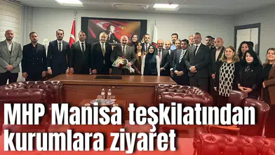 MHP Manisa teşkilatından kurumlara ziyaret turu