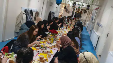 KYK yurtlarında kalan kız öğrencilere iftar