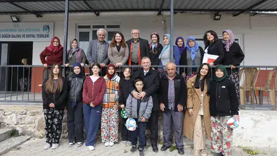 Başkan Balaban Yuntdağı'nda vatandaşla bayramlaştı