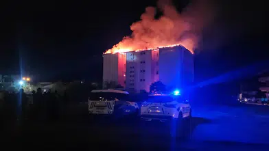 Öğrenci yurdunda yangın paniği