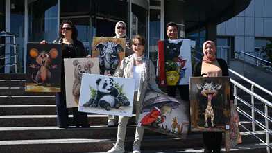 Büyükşehirden tedavi gören miniklere moral