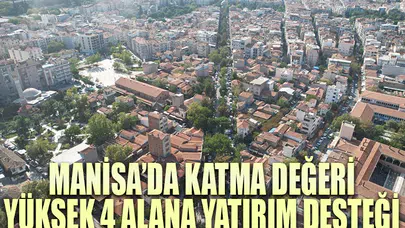 MANİSA’DA KATMA DEĞERİ YÜKSEK 4 ALANA YATIRIM DESTEĞİ