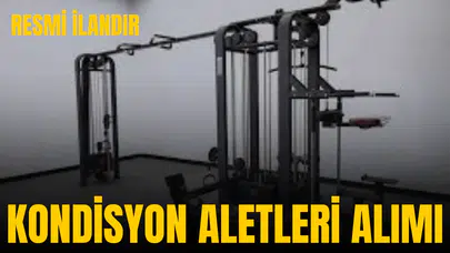 KONDİSYON ALETLERİ ALIMI