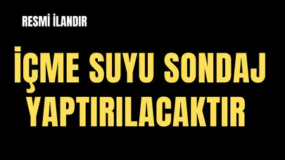 MANİSA SU VE KANALİZASYON İDARESİ İÇME SUYU DAİRESİ BAŞKANLIĞI – MANİSA İLİ, MERKEZ İLÇELERİ REZERV VE KAYNAK ARTTIRIMI İÇME SUYU SONDAJ YAPIM İŞİ