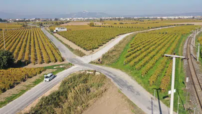 Manisa'nın o ilçesinde yollar artık daha konforlu