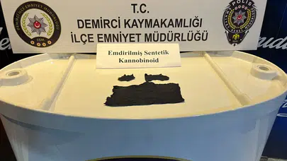 Demirci'de uyuşturucu operasyonu