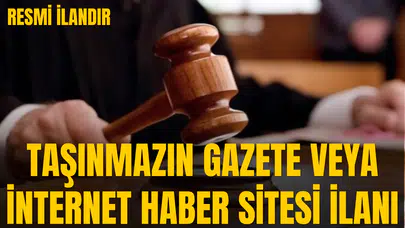Örnek No:55*  T.C. TURGUTLU 1. (SULH HUKUK MAH.) SATIŞ MEMURLUĞU 2026/37 SATIŞ TAŞINMAZIN GAZETE VEYA İNTERNET HABER SİTESİ İLANI