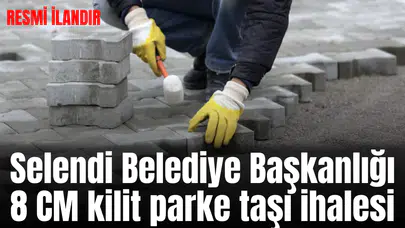 KİLİTLİ BETON PARKE TAŞI 8CM