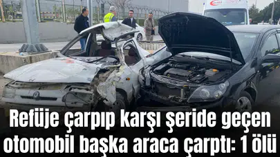 Manisa'da feci kaza: 1 ölü