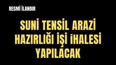 MANİSA ORMAN İŞLETME MÜDÜRLÜĞÜ MUHTELİF ŞEFLİKLERİNDE 2026 YILI SUNİ TENSİL ARAZİ HAZIRLIĞI İŞİ