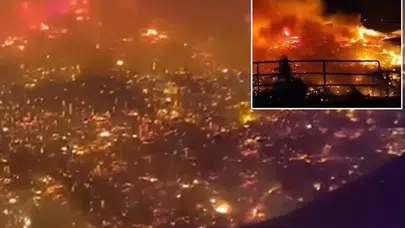 Malezya'da felaket! Kasaba küle döndü