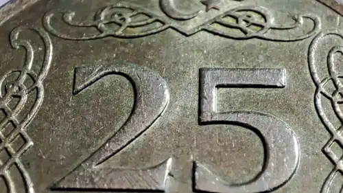 Cebinde çıkan 25 kuruş servet değerinde çıktı! 35 bin TL'den sattı