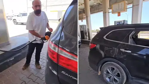 Aracının deposunu fulledi, ödediği paraya inanamadı