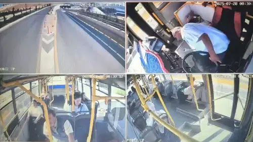 Direksiyon başında kalp krizi geçirdi