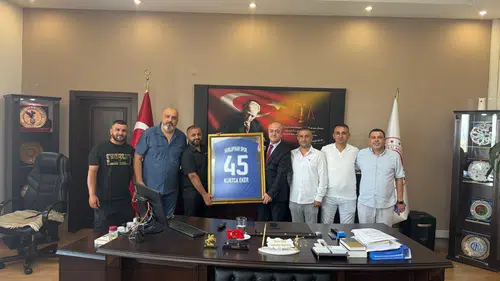 Cumhuriyet Başsavcısı Kurtca Eker Nurlupınarsporu ağırladı