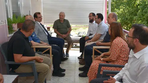Kaymakam Güldoğan, şehit ailelesini ziyaret etti