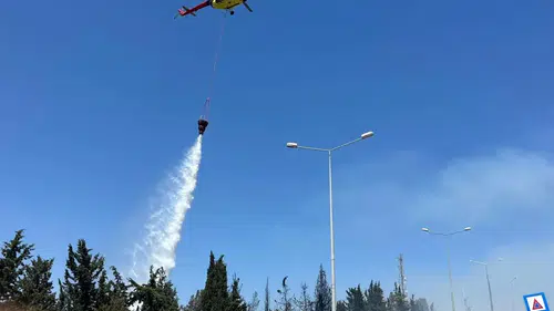 Bir yangın daha! Bir ilçeden diğerine sıçradı