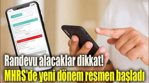 Randevu alacaklar dikkat! MHRS'de yeni dönem resmen başladı
