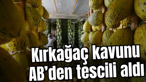Kırkağaç kavunu AB'den tescil aldı