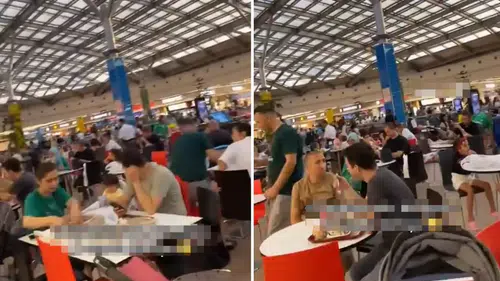 Yemek yiyen insanları çeken gurbetçinin videosuna tepkiler gecikmedi
