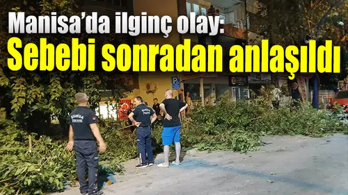 Manisa'da ilginç olay: Sebebi sonradan anlaşıldı