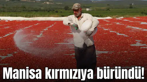Manisa kırmızıya büründü!