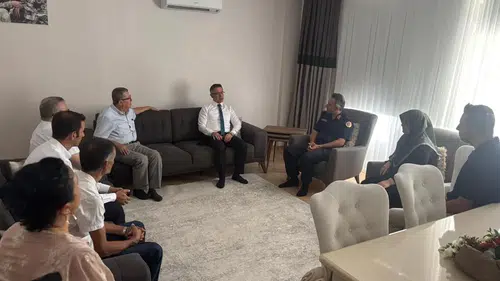 Kaymakam Koç'tan şehit ailesine ziyaret