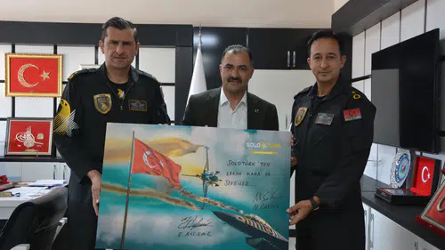 SOLOTÜRK'ten Erkan Kara ziyaret