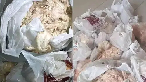 Yemek üretim tesisinde skandal! Yüzlerce kişiyi hastanelik edeceklerdi