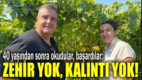 Zehir yok, kalıntı yok: Üniversite mezunu çiftin başarısı!