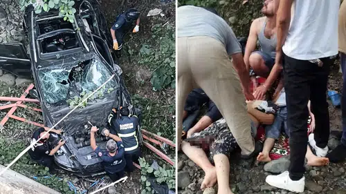 Küçücük çocuk direksiyona geçti sonu kanlı bitti